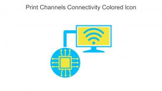 Print Channels Connectivity Colored Icon In Powerpoint Pptx Png And Editable Eps Format