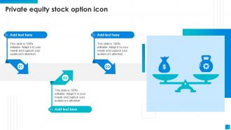Private Equity Stock Option Icon Ppt Example