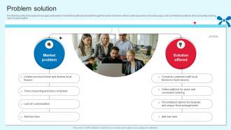 Problem Solution Online Gift Delivery Business Ppt Slides GTM SS V