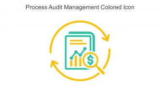 Process Audit Management Colored Icon In Powerpoint Pptx Png And Editable Eps Format