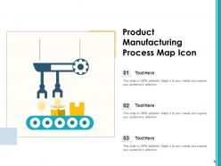 Process Map Icon Continuous Improvement Illustrating Business Optimize Resources