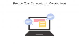 Product Tour Conversation Colored Icon In Powerpoint Pptx Png And Editable Eps Format