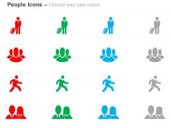 Professional peoples team management ppt icons graphics