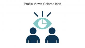 Profile Views Colored Icon In Powerpoint Pptx Png And Editable Eps Format