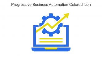 Progressive Business Automation Colored Icon In Powerpoint Pptx Png And Editable Eps Format