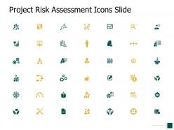 Project risk assessment icons slide data analysis ppt powerpoint presentation slides