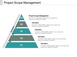 Project scope management ppt powerpoint presentation icon designs download cpb