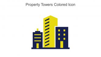 Property Towers Colored Icon In Powerpoint Pptx Png And Editable Eps Format