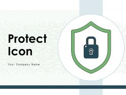 Protect icon financial investment business insurance environment security