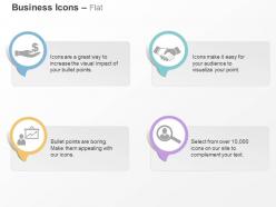 Protect money business deal business growth chart search ppt icons graphics
