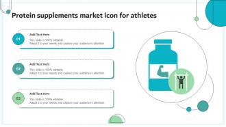 Protein Supplements Market Icon For Athletes