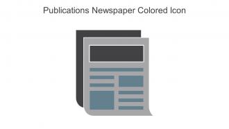Publications Newspaper Colored Icon In Powerpoint Pptx Png And Editable Eps Format
