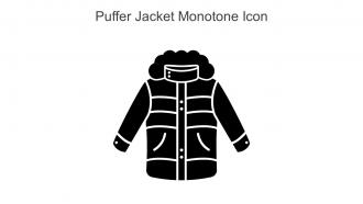 Puffer Jacket Monotone Icon In Powerpoint Pptx Png And Editable Eps Format