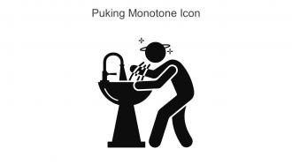 Puking Monotone Icon In Powerpoint Pptx Png And Editable Eps Format