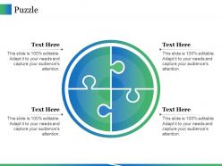Puzzle ppt icon skills