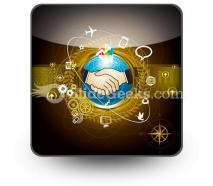 Global business powerpoint icon s