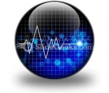 Heartbeat medical powerpoint icon c