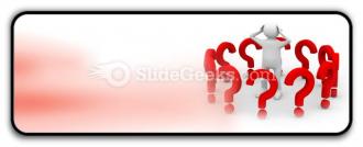 Man with question powerpoint icon r
