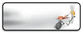 Worker works construction powerpoint icon r