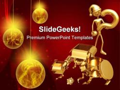 Question for gift christmas powerpoint templates and powerpoint backgrounds 0511