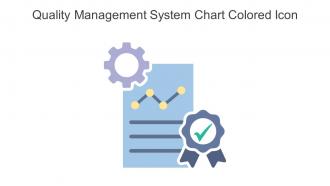 Quality Management System Chart Colored Icon In Powerpoint Pptx Png And Editable Eps Format