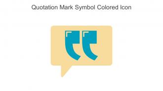 Quotation Mark Symbol Colored Icon In Powerpoint Pptx Png And Editable Eps Format