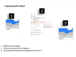 Qv three staged abstract info diagram and icons powerpoint template