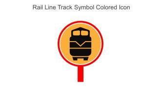 Rail Line Track Symbol Colored Icon In Powerpoint Pptx Png And Editable Eps Format