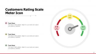 Rating Scale Meter Icon Satisfaction Services Product Quality