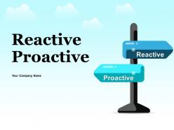 Reactive Proactive Table Showing Attributes Comparison Direction Icon Attribute