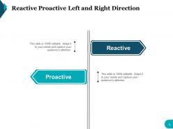 Reactive Proactive Table Showing Attributes Comparison Direction Icon Attribute
