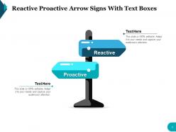 Reactive Proactive Table Showing Attributes Comparison Direction Icon Attribute