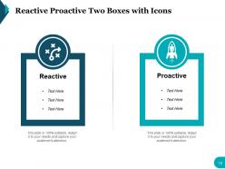 Reactive Proactive Table Showing Attributes Comparison Direction Icon Attribute