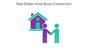 Real Estate Home Buyer Colored Icon In Powerpoint Pptx Png And Editable Eps Format