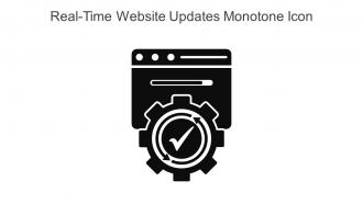 Real Time Website Updates Monotone Icon In Powerpoint Pptx Png And Editable Eps Format