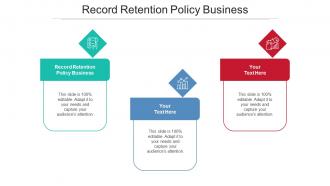 Record Retention Policy Business Ppt Powerpoint Presentation Icon Slide Cpb