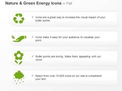 Recycle plant water harvesting ppt icons graphics