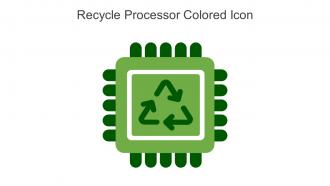 Recycle Processor Colored Icon In Powerpoint Pptx Png And Editable Eps Format