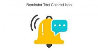 Reminder Text Colored Icon In Powerpoint Pptx Png And Editable Eps Format