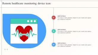 Remote Healthcare Monitoring Device Icon