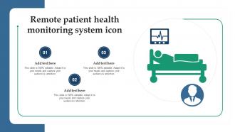 Remote Patient Health Monitoring System Icon