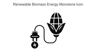 Renewable Biomass Energy Monotone Icon In Powerpoint Pptx Png And Editable Eps Format