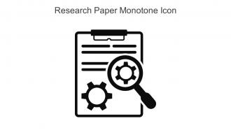 Research Paper Monotone Icon In Powerpoint Pptx Png And Editable Eps Format