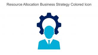 Resource Allocation Business Strategy Colored Icon In Powerpoint Pptx Png And Editable Eps Format