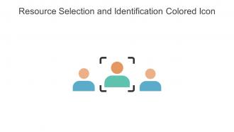 Resource Selection And Identification Colored Icon In Powerpoint Pptx Png And Editable Eps Format