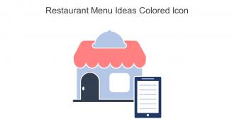Restaurant Menu Ideas Colored Icon In Powerpoint Pptx Png And Editable Eps Format