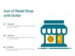 Retail Icon Dollar Cart Price Tag Cash Counter Bubble