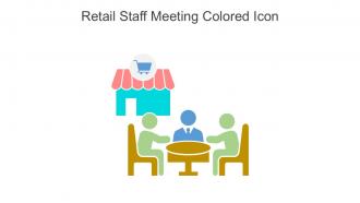 Retail Staff Meeting Colored Icon In Powerpoint Pptx Png And Editable Eps Format