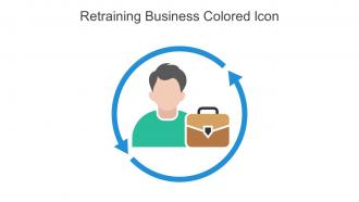 Retraining Business Colored Icon In Powerpoint Pptx Png And Editable Eps Format