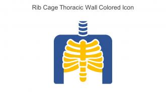 Rib Cage Thoracic Wall Colored Icon In Powerpoint Pptx Png And Editable Eps Format